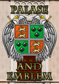 Palace and emblem (for the world)