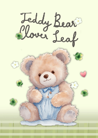 TEDDY BEAR WITH LUCKY CLOVER #3