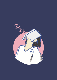 Sleepy Girl in the nigt
