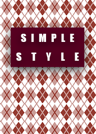 Check red simple style