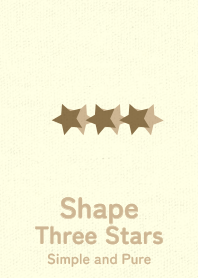 Shape Three Stars  kojikairo