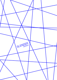 SLENDER GARDEN <BLUE/WHITE>