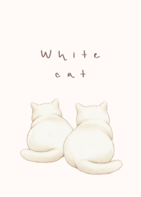 White Cat 3 soft beige theme