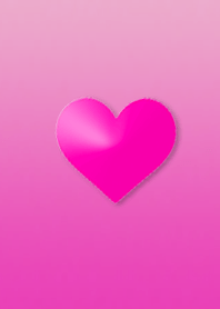 Simple and easy-to-see heart pink