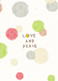 Watercolor dot green red6 from Japan