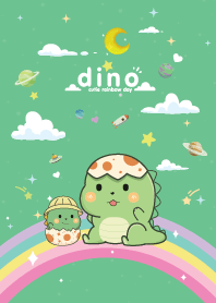 Dinos Rainbow Star Light Green