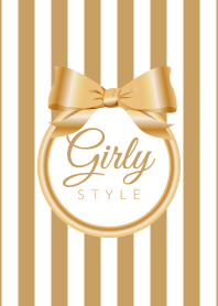 Girly Style-GOLDStripes-ver.14