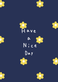 Navy and yellow. Pedicel.