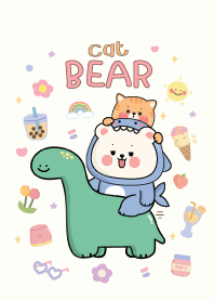 Bear & Cat Cute 100%