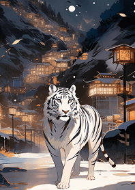 White tiger in the suburbs-03 japan