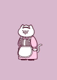 Housemaid cat.(dusty colors09)