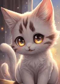 Q version cute cat 62aeFC