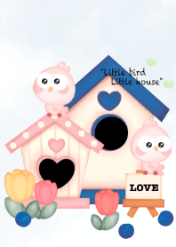 Mini vintage birdhouse 16