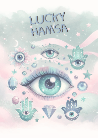 Somehoww : EVIL EYE &HAMSA (Grey)