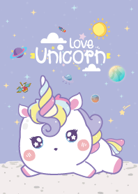 น้องยูนิคอร์น มินิ กาแล็กซีสีม่วง