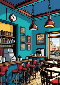 Cozy Coffee shop 2a81b7