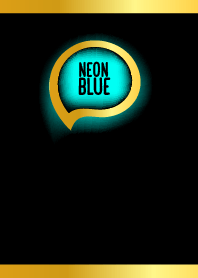 Neon Blue Gold Black Theme v.1