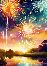 Beautiful Fireworks Theme#313