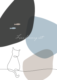 Line drawing cat_12
