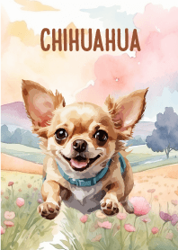 Chihuahua In Flower Theme