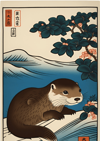Berang-berang Ukiyo-e 4