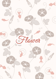 Flower 011 (Morning glory-Pink Beige)