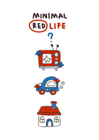 minimal red life
