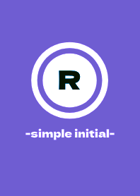 simple initial-R- THEME 34