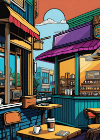 Cozy Coffee shop eF0d6E