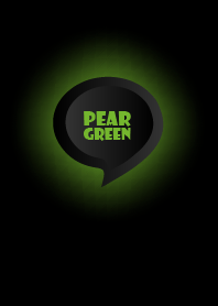 Pear Green Button In Black V.4