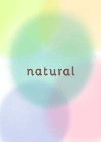 natural -Circle pattern-