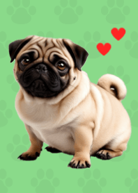 ธีมปั๊กน่ารัก Green 01