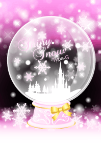 シャイニースノー☆☆Type-G ピンク+雪