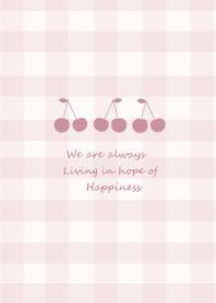 cherry (rosepink check)