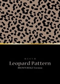 Leopard Pattern 5 -BROWN BEIGE Version-