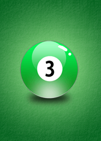 Billiard ball*3*three*March*