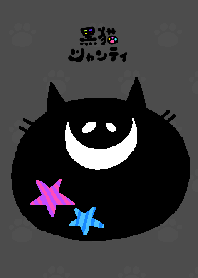 黒猫シャンティ