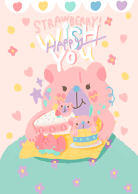 strawberry wish you happy :-)