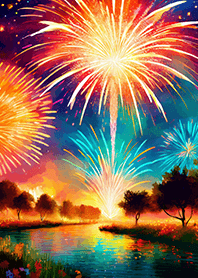 Beautiful Fireworks Theme#1568