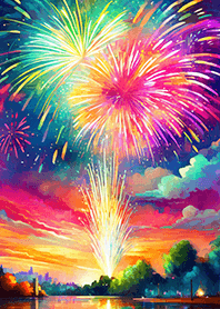 Beautiful Fireworks Theme#260