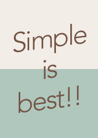 Simple is best(khaki&beige)