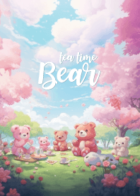 afternoon tea with cute bears