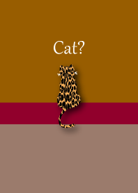 A leopard pattern cat?