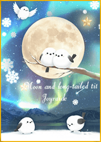 Moon and long-tailed tit Aurora2_3