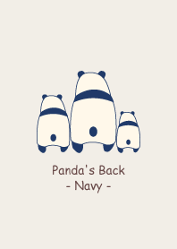 Panda's Back -Navy 9-