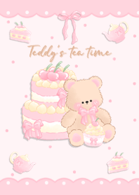 Teddy is tea time ( pink )