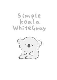 Koala White Gray