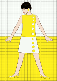 1960's Girl (Yellow)