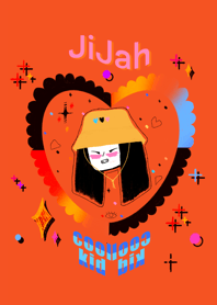 JiJah cool kid with heart frame <3