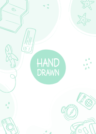 Hand Drawn Travel Padua Green